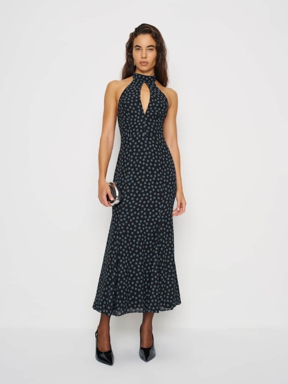 Reformation Noele Dress Cosmic Dot